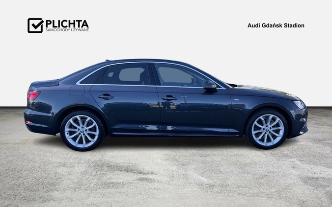 Audi A4 cena 105900 przebieg: 115380, rok produkcji 2018 z Józefów małe 301